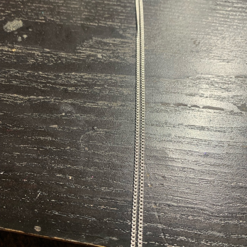 sterling silver 20 in flat cable chain